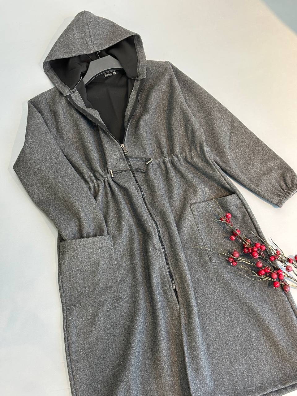 پالتو فوتر کلاه دار زنانه بیتا